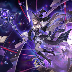 This is a pixiv picture whose title is 大黑塔 人类，女性，年轻，貌美，可爱.