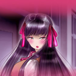 This is a pixiv picture whose title is 強制催眠女装された生徒会長.