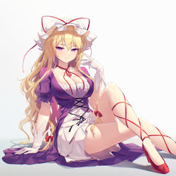 This is a pixiv picture whose title is 八雲紫.