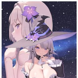 This is a pixiv picture whose title is ''大''黑塔.