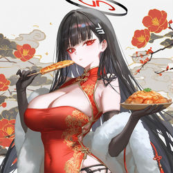 This is a pixiv picture whose title is 莉音-新春旗袍.