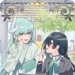 This is a pixiv picture whose title is 【FGO】蛇先輩s【概念礼装】.