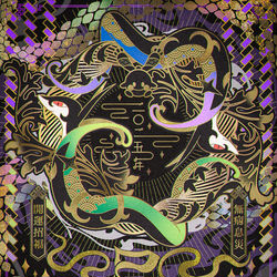 This is a pixiv picture whose title is 🎍2025🐍.
