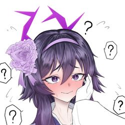 This is a pixiv picture whose title is ハルカ、そのまま動かないで.