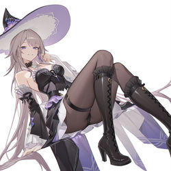 This is a pixiv picture whose title is The Herta.