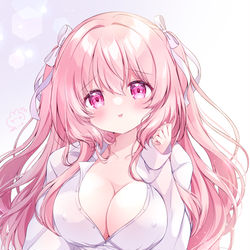 This is a pixiv picture whose title is 彼シャツ♡.