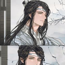 This is a pixiv picture whose title is 曦臣.