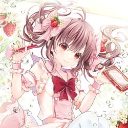 This is a pixiv picture whose title is いちごの日.
