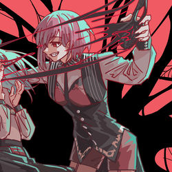 This is a pixiv picture whose title is You can't escape anymore.