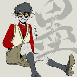 This is a pixiv picture whose title is インモラル.