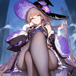 This is a pixiv picture whose title is herta.