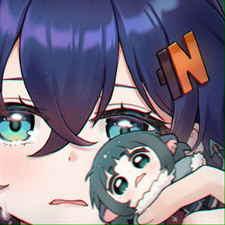 This is a pixiv picture whose title is 😢.