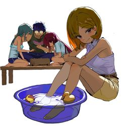 This is a pixiv picture whose title is 夏の記憶.