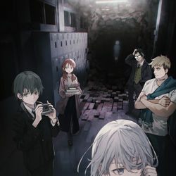 This is a pixiv picture whose title is 穢れ物語.