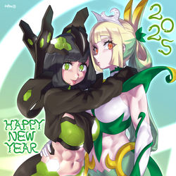 This is a pixiv picture whose title is ジガルデとジャローダ.