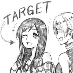 This is a pixiv picture whose title is ターゲット.