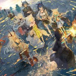 This is a pixiv picture whose title is Rhodes Island.