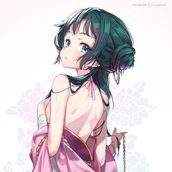This is a pixiv picture whose title is 猫猫.