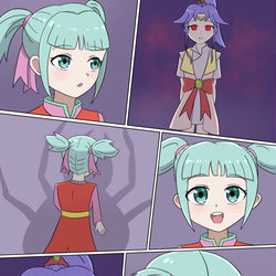 This is a pixiv picture whose title is 被北冥雪“捕获”的南宫问雅——洗脑魔化连锁堕.