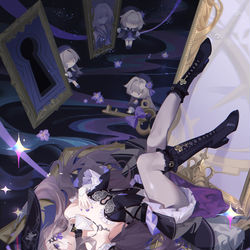 This is a pixiv picture whose title is 大黑塔.