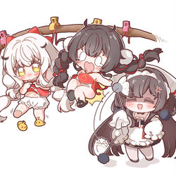This is a pixiv picture whose title is お説教…？.