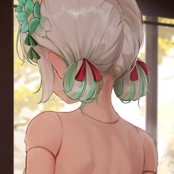This is a pixiv picture whose title is Cecilia's Back.