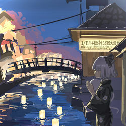 This is a pixiv picture whose title is 1/17は阪神淡路大震災が起こった日.
