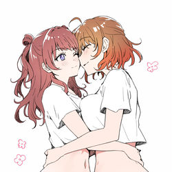 This is a pixiv picture whose title is 温泉うめさきイチャ.