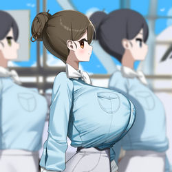 This is a pixiv picture whose title is 目立つCA.