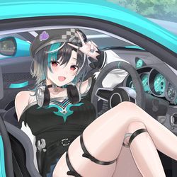 This is a pixiv picture whose title is 千速ちゃん初描き.