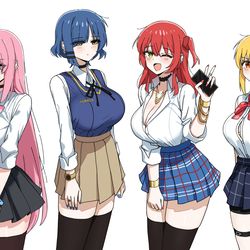 This is a pixiv picture whose title is Gyaru Kessoku.