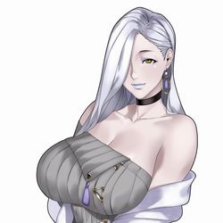 This is a pixiv picture whose title is Snake milf🐍.