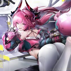 This is a pixiv picture whose title is 【明日方舟：终末地】伊冯.
