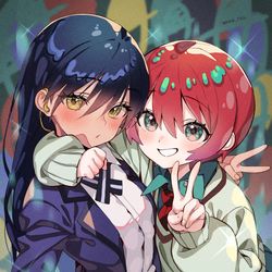 This is a pixiv picture whose title is GQuuuuuuuuux.