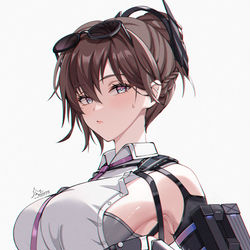 This is a pixiv picture whose title is ブリギット・輝炎.