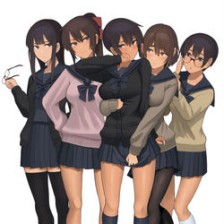 This is a pixiv picture whose title is JK.