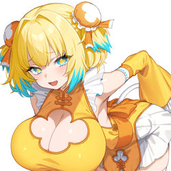This is a pixiv picture whose title is このガキ…落とした牌、わざとゆっくり拾ってないか？😡💢.