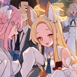 This is a pixiv picture whose title is 先生と結婚してすまなーい♡.