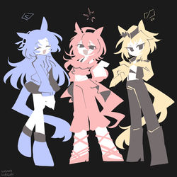 This is a pixiv picture whose title is 三女神.