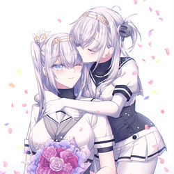 This is a pixiv picture whose title is 愛しい妹への祝福を唇にこめて.