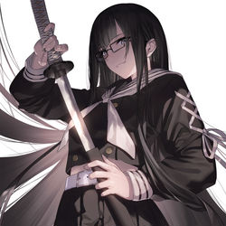 This is a pixiv picture whose title is 黒姫.