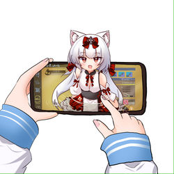This is a pixiv picture whose title is 虚拟与现实的境界.