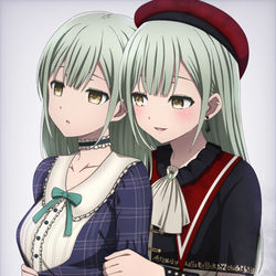 This is a pixiv picture whose title is 睦ちゃん.