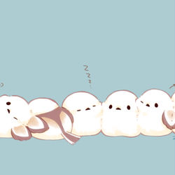This is a pixiv picture whose title is 今年のシマエナガ.