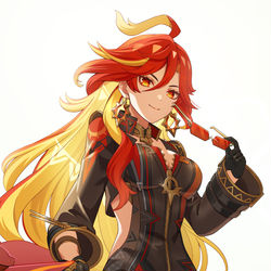 This is a pixiv picture whose title is マーヴィカさん🔥.