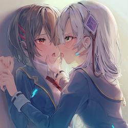 This is a pixiv picture whose title is ぶっちゅー.