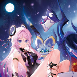 This is a pixiv picture whose title is 茜特菈莉.