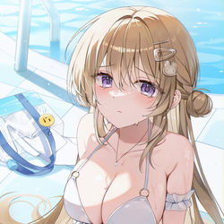 This is a pixiv picture whose title is 痛いいぃ...😢.