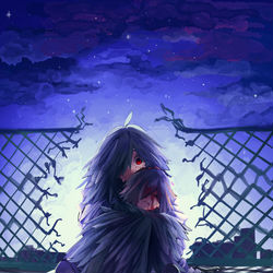 This is a pixiv picture whose title is 夜廻三.