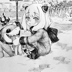 This is a pixiv picture whose title is Snowy.